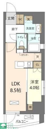 デュオステージ雪が谷大塚の物件間取画像